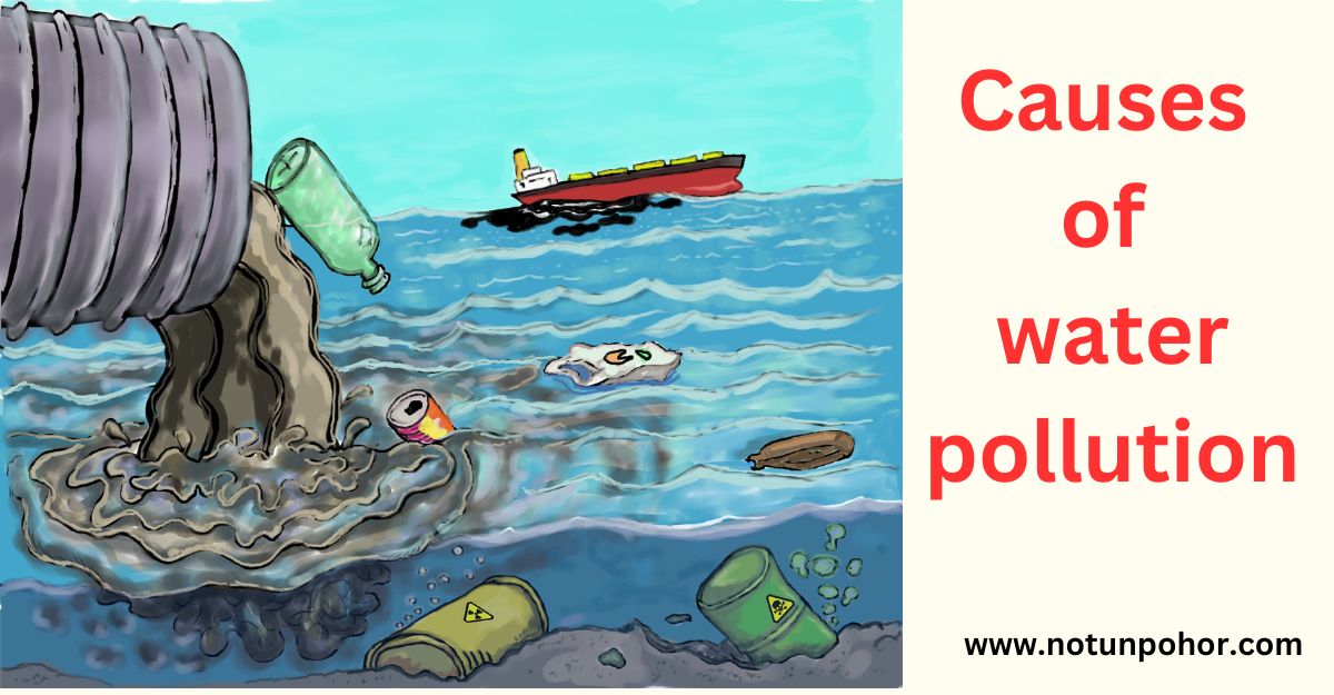 Causes of water pollution
