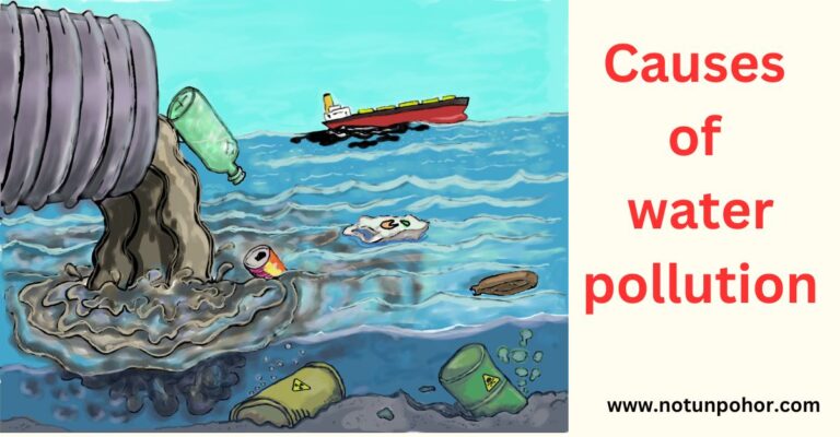 পানী প্ৰদূষণৰ কাৰণ - Causes of water pollution