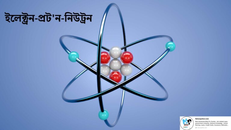 ইলেক্ট্ৰন আৰু প্ৰট'ন কাক বোলে ?